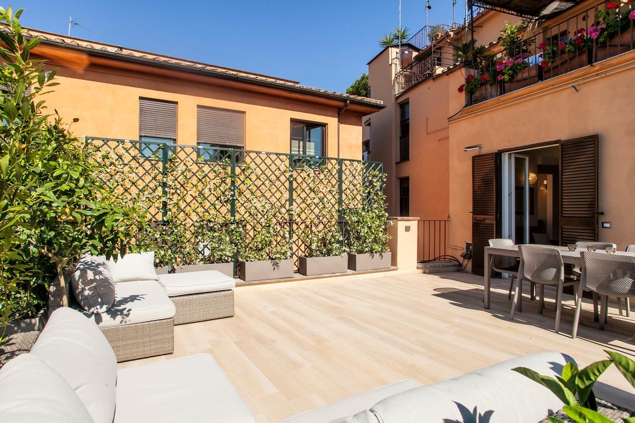 Spanish Steps Design Penthouse With Terrace 로마 외부 사진